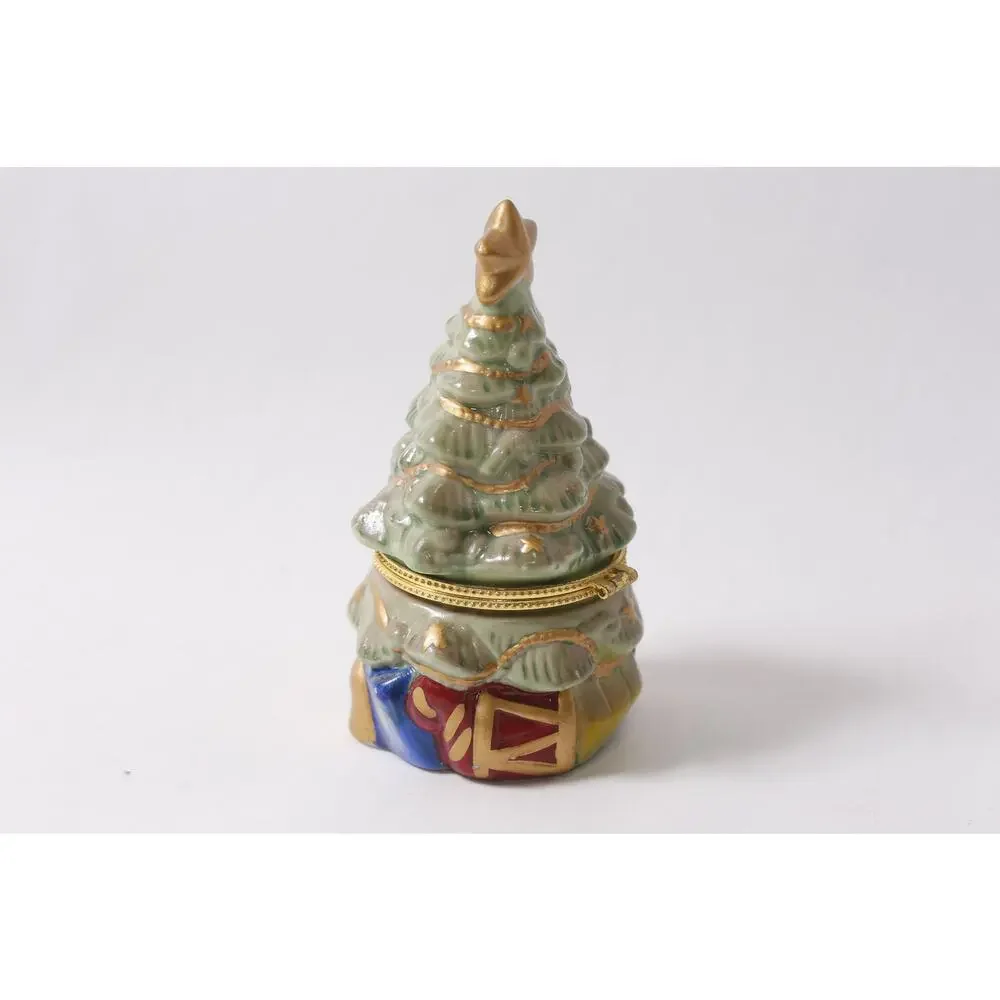 Christmas Tree Porcelain Trinket Box 5